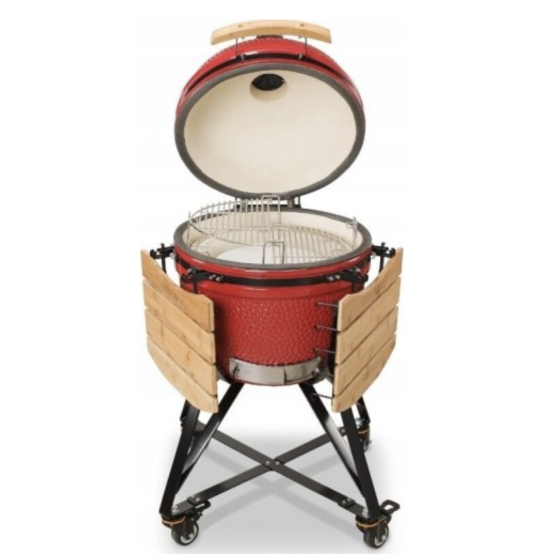 Grill ceramiczny Kamado Bono LIMITED Czerwony